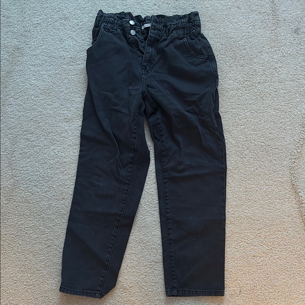 PacSun Charcoal Cinched Mom Jeans